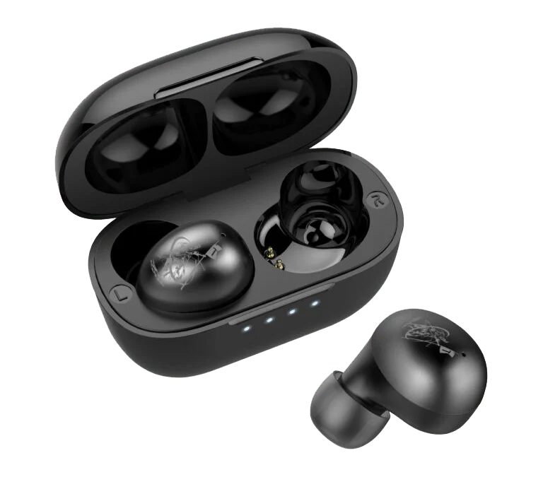 Teutons TWS EM20 True Wireless Earbuds Black