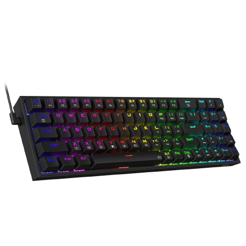 Redragon K628 Pollux 75% RGB Wired Mechanical Gaming Keyboard