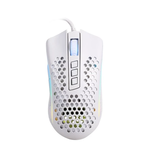 Redragon M808 Honeycomb Storm White Lightweight RGB Gaming Mouse