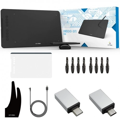 XP-Pen Deco 01 V2 Digital Drawing Graphics Tablet Price in Bangladesh-Four Star IT