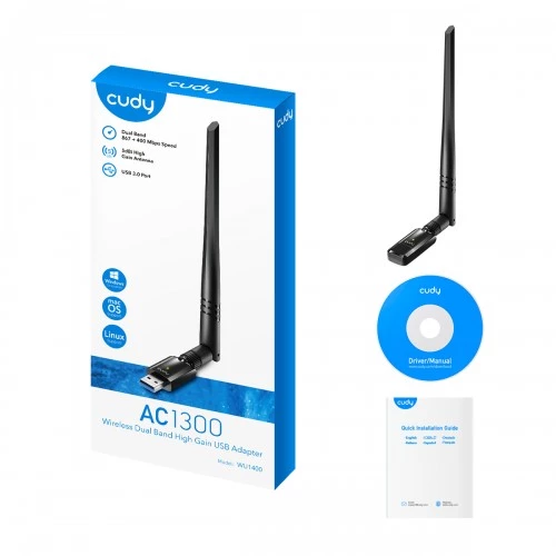 Cudy WU1400 Dual Band USB Wi-Fi Adapter Price in Bangladesh-Four Star IT