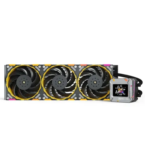 Yeston Zeaginal ZC-Zeus XT 360mm ARGB Liquid Cooler with LED Display