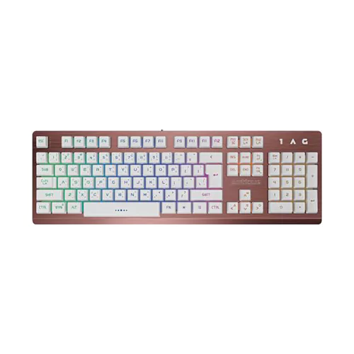 this is a image of Walton WKG010WB RGB 104 Keys Gaming Keyboard